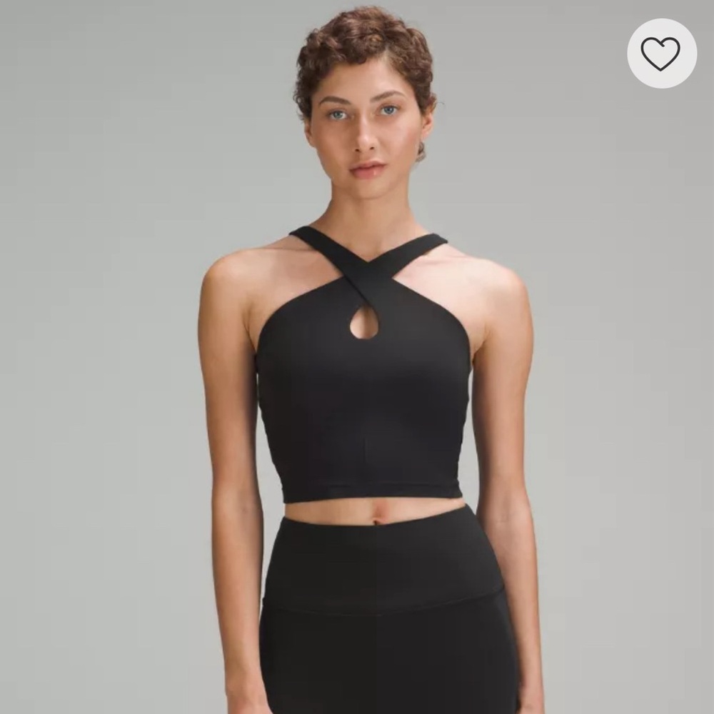NWT Lululemon Align Keyhole Halter Tank Top Size 4 Black